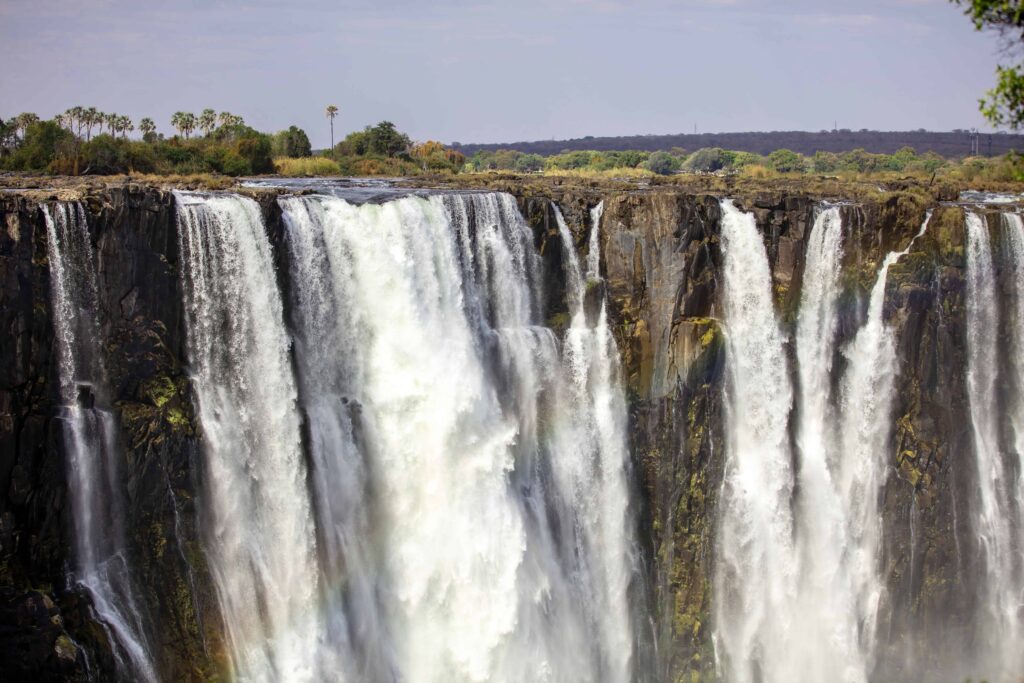 Victoria Falls Waterfall on Zambezi River
