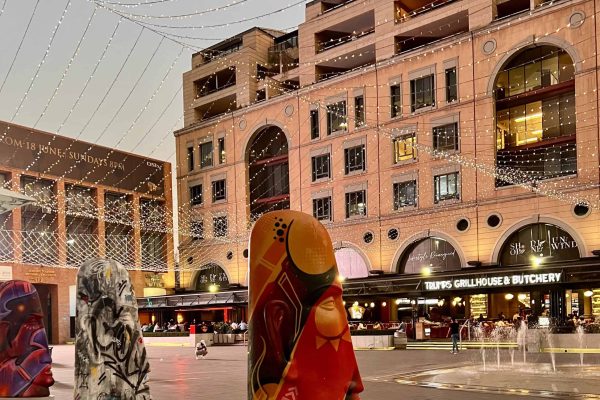 Nelson Mandela Square in Johannesburg, South Africa